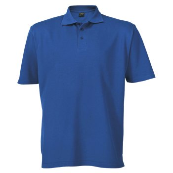 260g Pique Knit Golf Shirt - Royal Blue